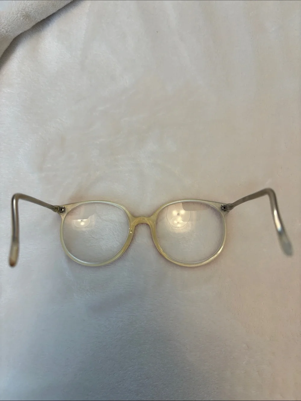 Vintage Women's Red Round Fashion Eyeglasses Oh la la!